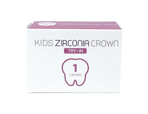KIDS ZIRCONIA CROWN TRY-IN CENTRAL AR3 1ST